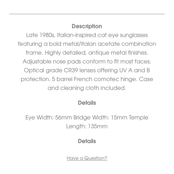 WildFox cat eye sunglasses - Picture 6 of 6